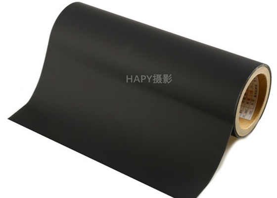 3 inch Paper Core Silky Feel BOPP Thermo-Bonded Film 30 Microns Charcoal Satin with Multi-Layer Extrusion Processing