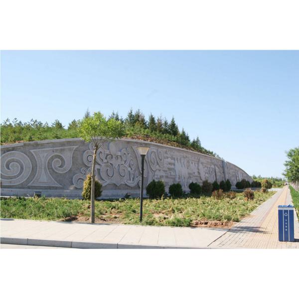 Large Stone relief project for city