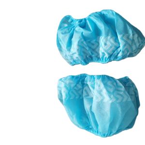 High Quality PP PE Nonwoven Machine Made Non Slip Disposable Non-skid Shoe Cover