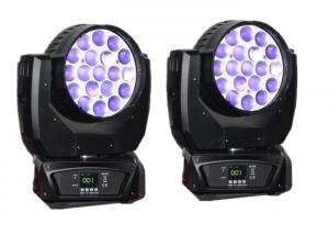 China Small Stage Lighting 19 * 12W Beam LED Moving Head Light / LED Spot Moving Heads wholesale