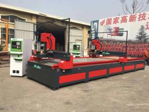 China Aluminum Plastic Board Processing Engraving Machine Double Spindle Double System wholesale