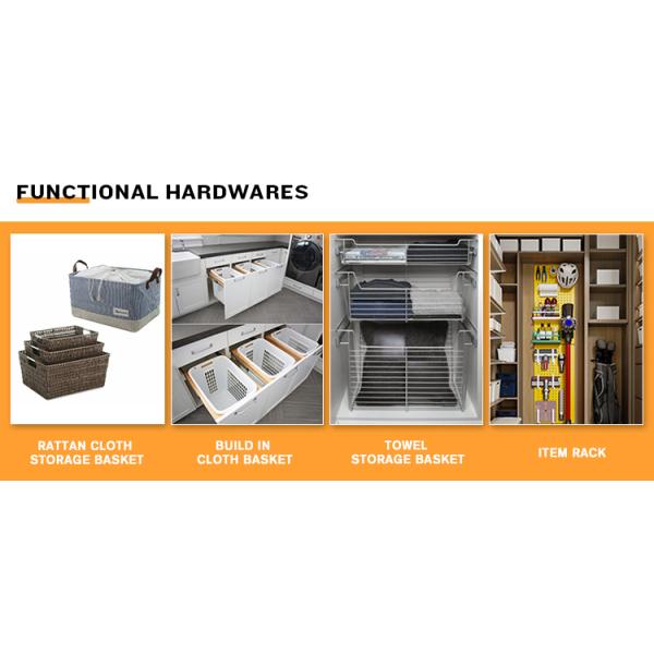 Modern Light Luxury Solid Wood High Quality Customized Laundry Cabinet For Villa