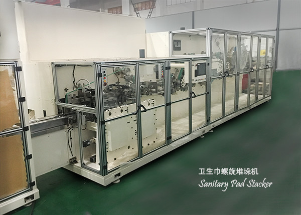 Lady Menstrual Pad Stacker, Good Assistance For Bagger Machine