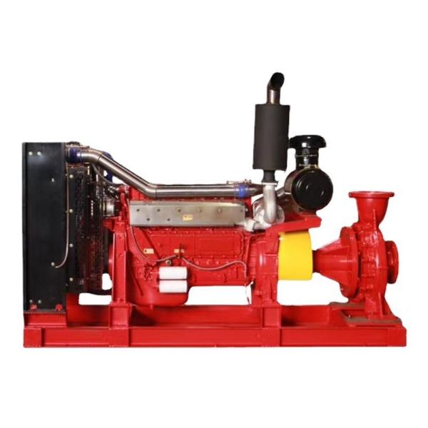 Diesel Engine Double Suction Jockey Fire Fighting Pump Sets 3000 Gpm