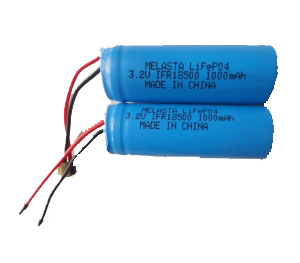 China 3.2V 18500 LiFePO4 Battery Pack 1000mAh With PCM on sale