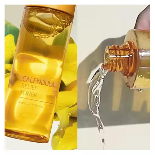 Calendula Repair Face Toner Refreshing Oil Control Toner Pore Narrowing Skin Repair Toner