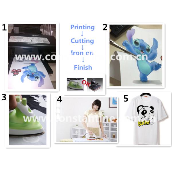 Dark and light t-shirt high quality print t shirt transfer paper