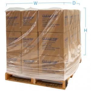 China Custom LDPE Durable Heavy Duty Poly Plastic Cover Liners Plastic Pallet Cover wholesale