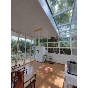 White / Black Double Glazed Bifold Doors Aluminum Soundproof