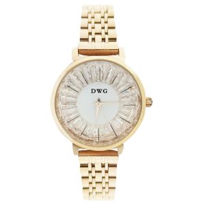 China IP gold plating Ladies Waterproof Wristwatch Womens Fashion Watch wholesale
