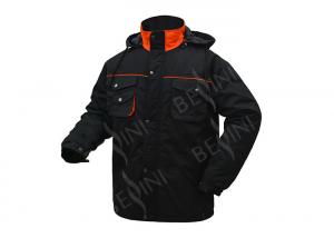 China Cotton Winter Workwear Clothing Padded Jacket With Hood And Oxford Reinforcement wholesale