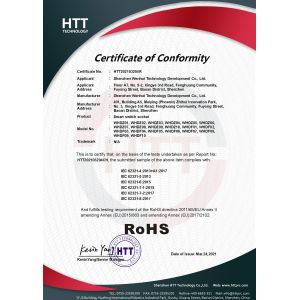 Shenzhen Wenhui Technology Development Co., Ltd. Certifications