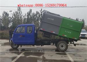 China QUALITY Material china made 22hp three-wheel 5 cubic meter waste management garbage truck on sale