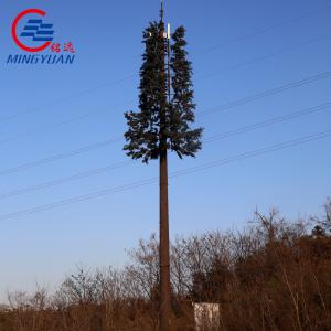 China Hot Dipped 180km/H Tree Antenna Tower , Q235b Fake Pine Tree Cell Tower on sale