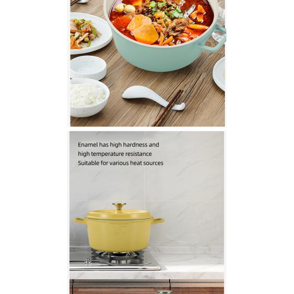 Multi-function Kitchen Cookware Pot Induction Stock Pot Aluminum Alloy Non Stick Soup Pot With Handle