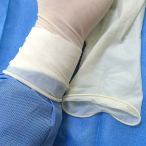 Powder Free Disposable Surgical Gloves Good Elastic Medical Examination