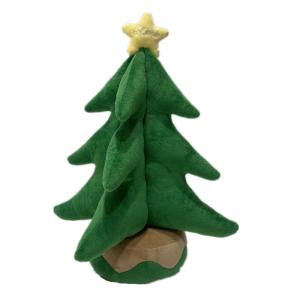 China 13.78in 35CM Decorative Stuffed Animals Singing Christmas Tree Toy For Home Decoration on sale