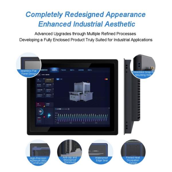 Industrial Control Query All-in-One Machine Intel Panel PC fanless support embedded Computer 21.5 inch celeron J1900 quad core processor touch desktop