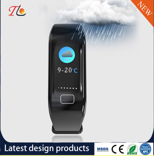 Smart Watch Silicone Watch Weather Forecast Sleep IP67 Level Waterproof SMS Photos, Calories, Step Counting