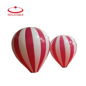 China Customized Giant drop shape Inflatable Balloon Advertising Inflating Lighting PVC Helium Balloon on sale