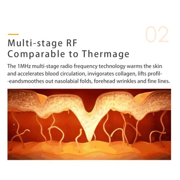 4 In 1 RF Face Lifting Skin Tightening Beauty Machine Galvanic Photon