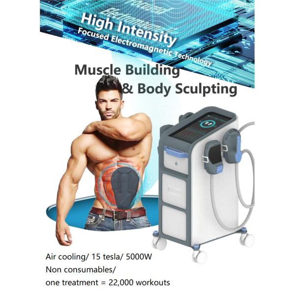 Powerful Muscle Stimulation Machine EMS Body Sculpting EMSLIM Neo RF 30,000 Muscular Contractions For Effective Fat Burning And Muscle Toning