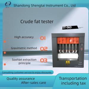 China Crude Fat Tester With The National GB6433-2006 Standard Soxhlet extraction principle wholesale
