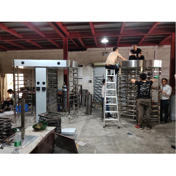 Dual Access Fingerprint Scanner Full Height Turnstile