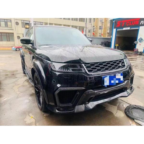 Runde ASPEC Style CF& FRP Wide Body Kit Front Bumper Rear Bumper Side Skirt Fender for Land Rover RANGE ROVE SPORT 2014-2017