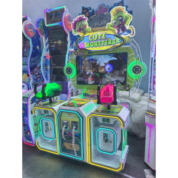 Defender Lottery Coin Operated Gun Shooting Game Monsters Ticket Redemption Machine