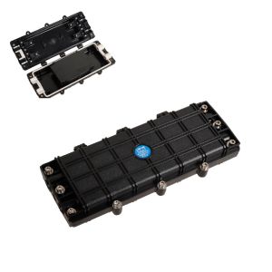 Inline Type FTTB FTTC 2 In 2 Out Optical Fibre Cable Joint Closure 96 Core