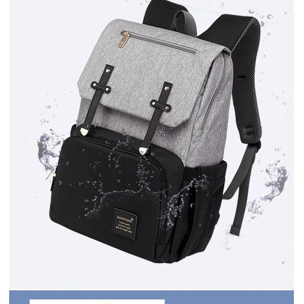 ISO9001 Fashion Mummy Maternity Nappy Diaper Bag Backpack With USB