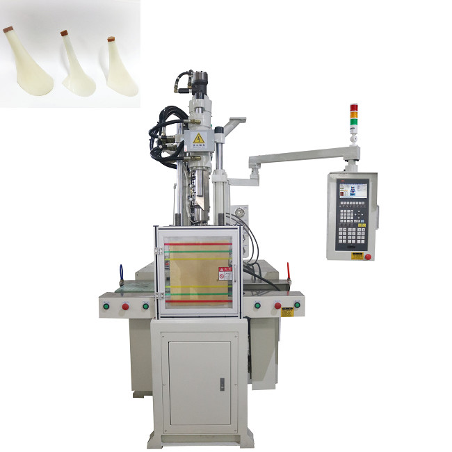 China Double Slide 35 Ton Vertical Injection Molding Machine For Height Shoe Heel wholesale