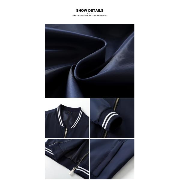 Custom Logo Spring Autumn Stain Casual Sports Coats Pilot fPlain Winter Men's Loose Big Plus Size Baseball Uniform Bomber Jacket