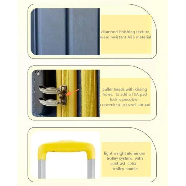 Multi Functional Cabin Travel Luggage With Front Compartment Lightweight