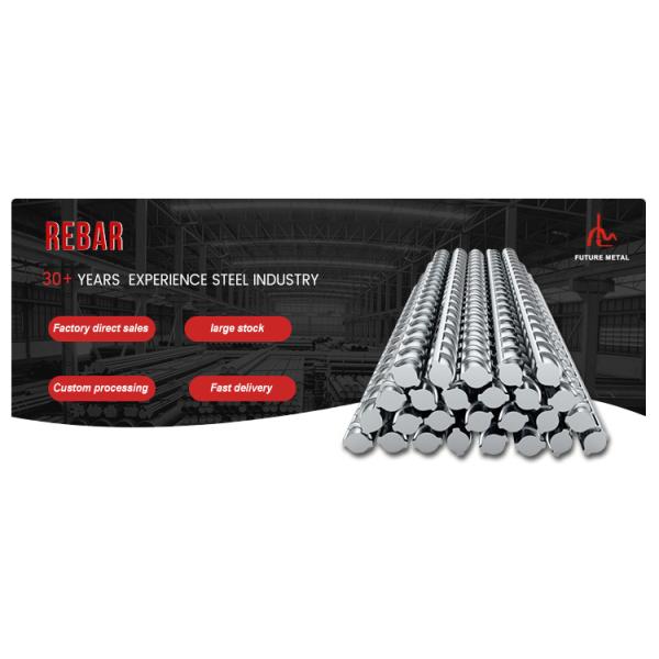 Technology HRB400E HRB500 Carbon Steel Deformed Rebars 12mm for Construction Building