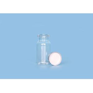 China Borosilicate Aluminum Cap Amber Silkscreen Injection Glass Vials wholesale