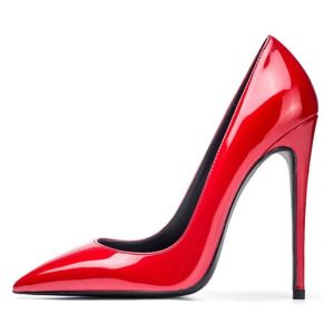 China Anti Slippery 12cm Women'S Stilettos Shoes JBPU0502 Red / Black wholesale