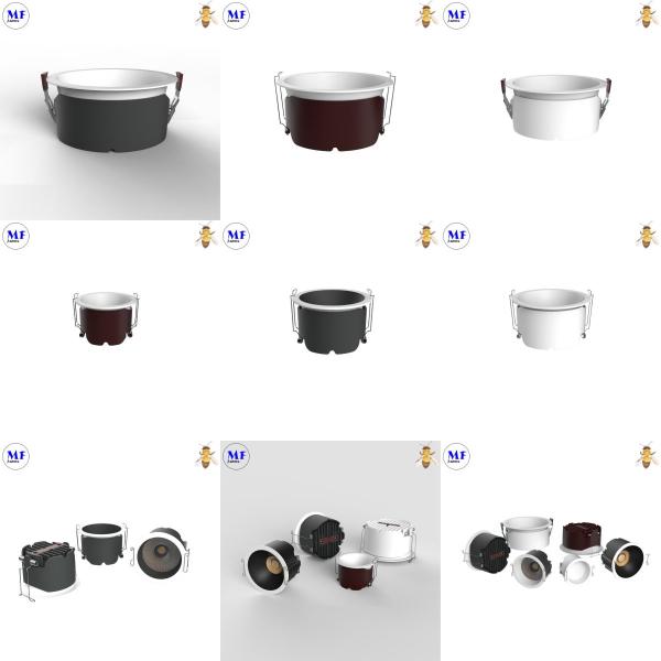 2.5-6inch 10W-40W Anti-Glare Commercial LED Downlight Down Light For Indoor Office Workshop