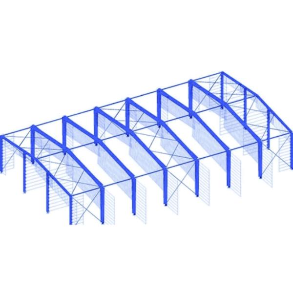 Customized Prefab Metal Warehouse Workshop Office Buildings 5