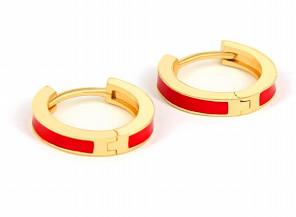 China Custom fashion 18k gold 925 sterling silver minimal huggie hoop gold plated studs fine trendy jewelry clip on earrings wholesale