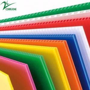 China Waterproof Pp Corrugated Board 2400x1200 Corrugated Plastic Roofing Sheets wholesale