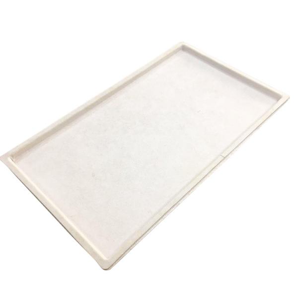Biodegradable Bagasse Pulp Molded Gift Paper Tray Packaging Color Pulping Paper Tray With Outer Box