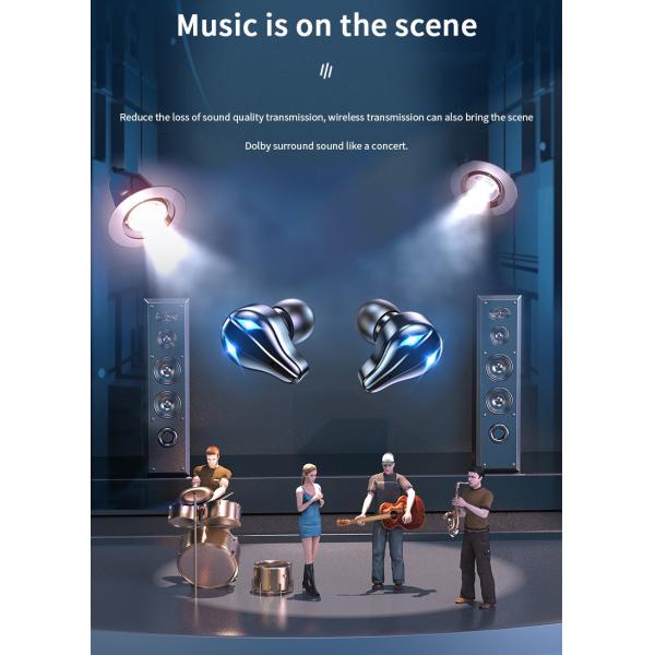 Low Latency Wireless Gaming Buds Dual Mode A2DP HiFi Sound IPX5