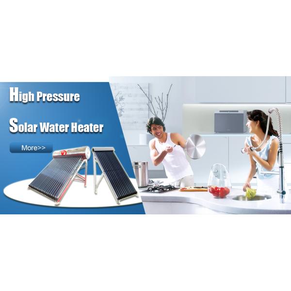 TK 7Y Controller 100 Litre High Pressure Solar Water Heater Heat Pipe