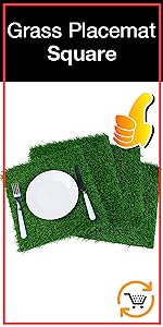 grass placemats
