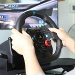 3dof Racing Simulator 4D Car Gaming VR Motion Driving Simulator For Inflatable