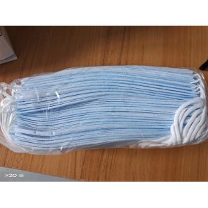 3 Layers Non Woven Cloth Disposable Surgical Masks For Common Protective