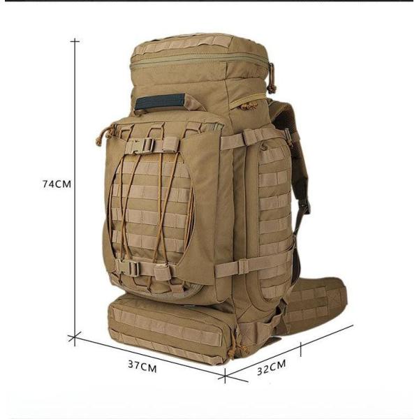 Multifunctional Molle Tactical Shoulder Bag 90L for Outdoor Camping Travel