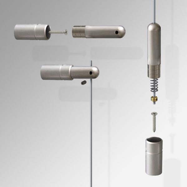 Ceiling Rail Hanging System Stainless Steel Wire Ceiling Wall Wire Picture Hanging Kit